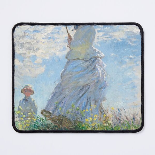 Item preview, Claude Monet's Madam Monet and her son by claude monet (1875) portrait designed and sold by AndromedaWeb.