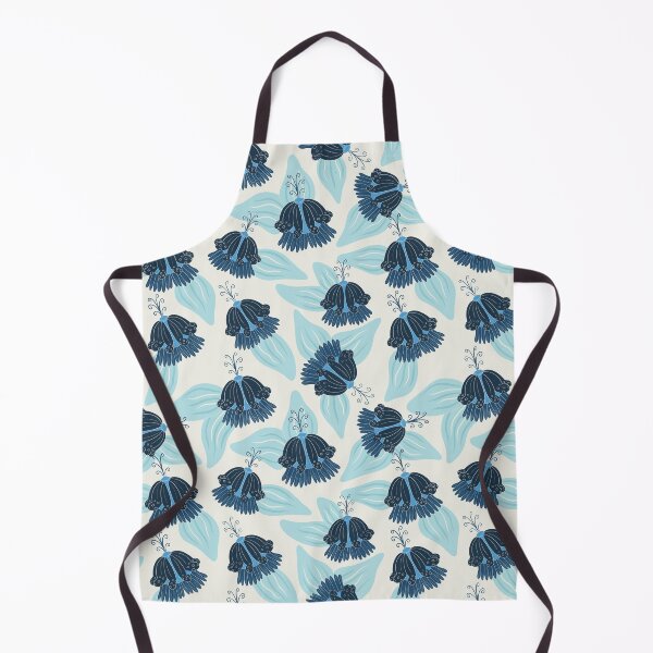 Item preview, Flowers pattern blue designed and sold by HeartPieces.