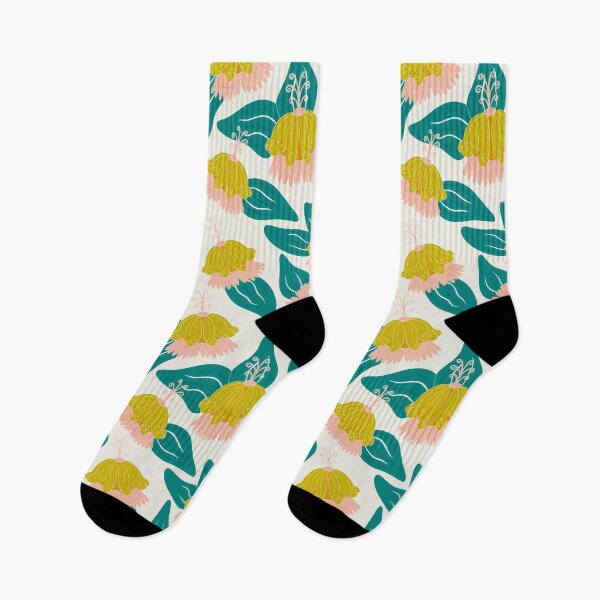 Item preview, Flowers Pattern Yellow designed and sold by HeartPieces.