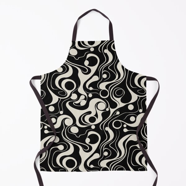 Item preview, Biomorphic Psychedelic Black designed and sold by DesignHausArt.