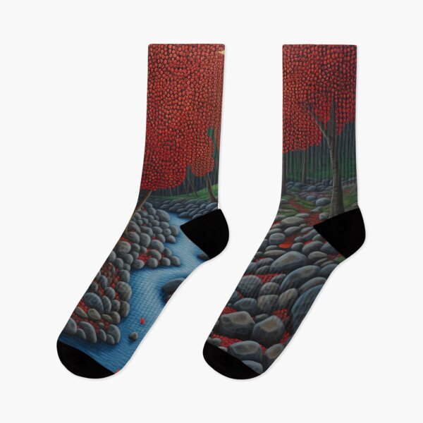 Item preview, Cascade of Dots: A Neo-Impressionist Rendering - 28 designed and sold by Moisky Art.