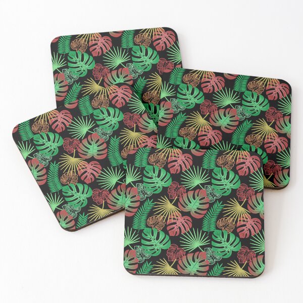Item preview, Tropical Leaves Pattern designed and sold by Isma Saleem.