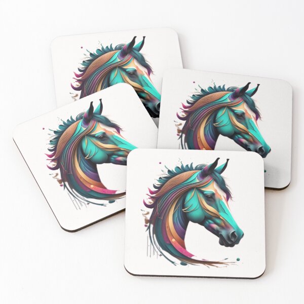 Item preview, Colorful Abstract Horse designed and sold by Hungry-Murphy.