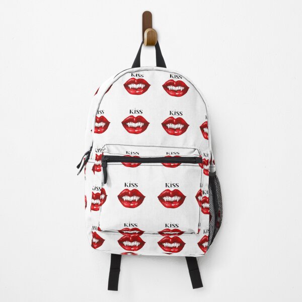Item preview, Kiss.  Spooky bitch. Lips with clicks, Halloween illustration in fashion style with inscription, t-shirt, bohemia. designed and sold by Anastasiia Yurevych.