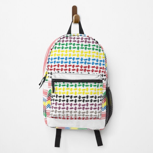 Item preview, Modern Palestinian Kufiya Pattern Design | Colorfull designed and sold by Qantara Art Gallery.