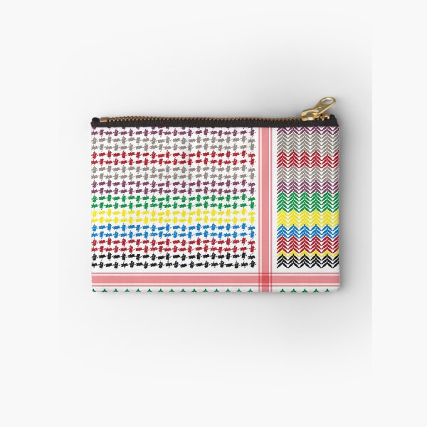 Item preview, Modern Palestinian Kufiya Pattern Design | Colorfull  designed and sold by Qantara Art Gallery.