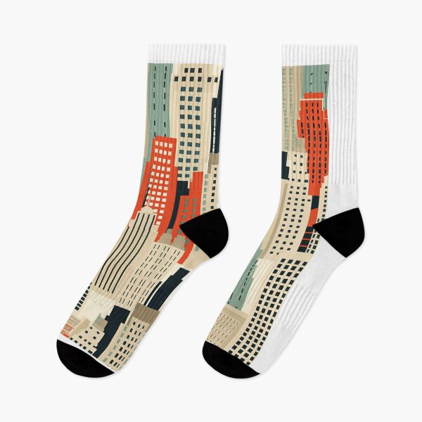 Item preview, New York Skyline - 1950s Style Print designed and sold by QuestingCloset.