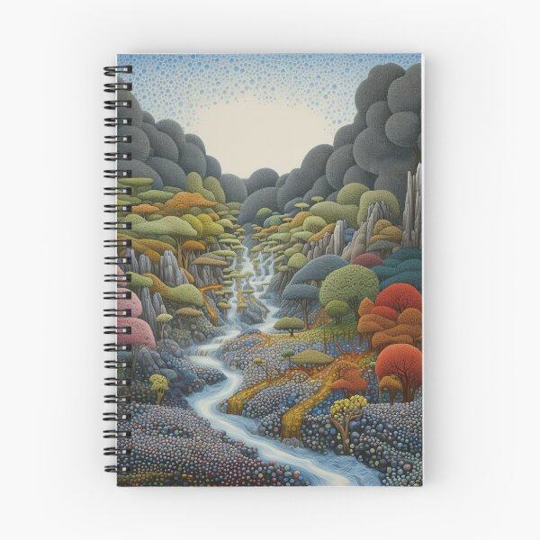 Item preview, Cascade of Dots: A Neo-Impressionist Rendering - 30 designed and sold by Moisky Art.