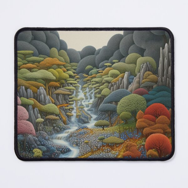 Item preview, Cascade of Dots: A Neo-Impressionist Rendering - 30 designed and sold by Moisky Art.