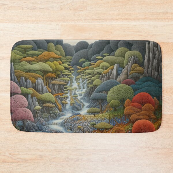 Item preview, Cascade of Dots: A Neo-Impressionist Rendering - 30 designed and sold by Moisky Art.