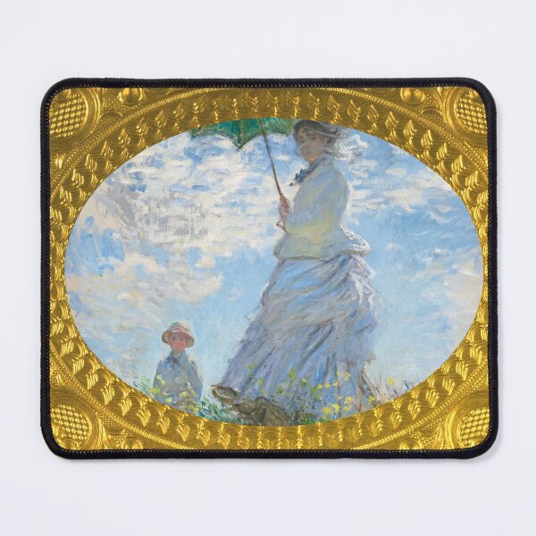 Item preview, Claude Monet's Madam Monet and her son by claude monet (1875) portrait designed and sold by AndromedaWeb.