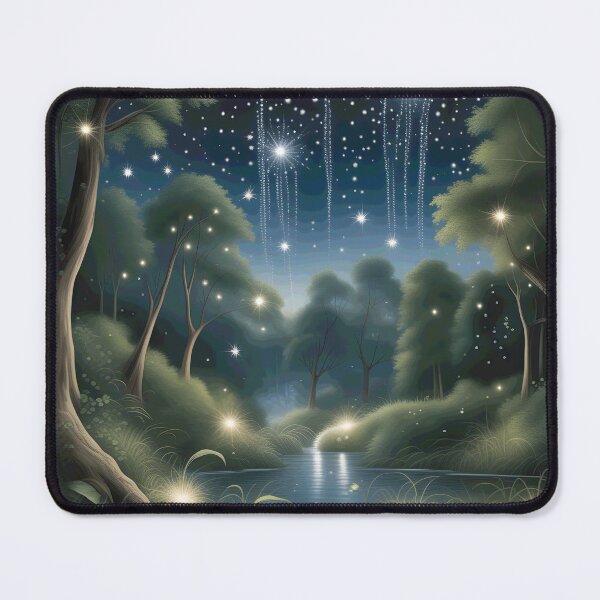 Item preview, greenary lake with stars 2023 tileartwork designed and sold by tileartwork.