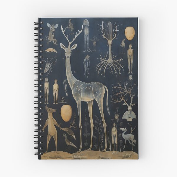 Item preview, Dark Academia Ilustración de ciencia vintage Criaturas extrañas designed and sold by ShepherdsPieMan.