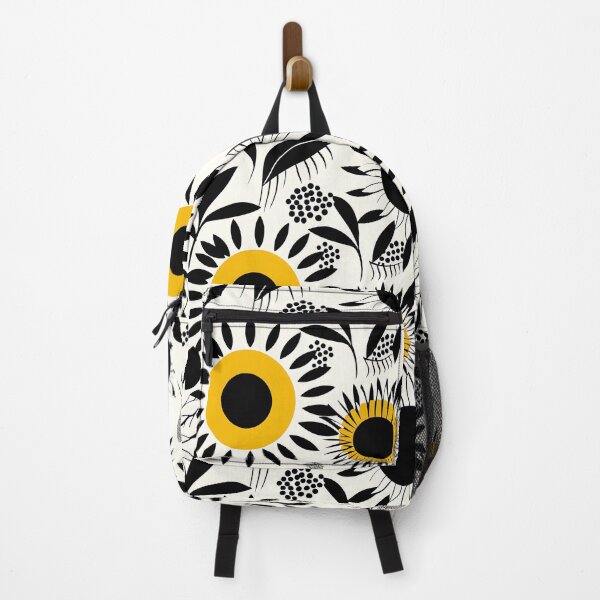 Item preview, Sunflower Summer Floral Scandi Black designed and sold by DesignHausArt.