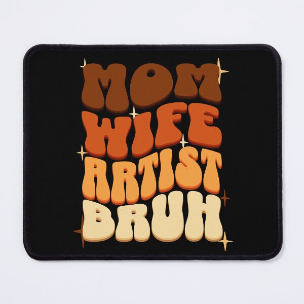 Item preview, Mom Wife Artist, Retro Colorful Mommy design designed and sold by BYNDART.