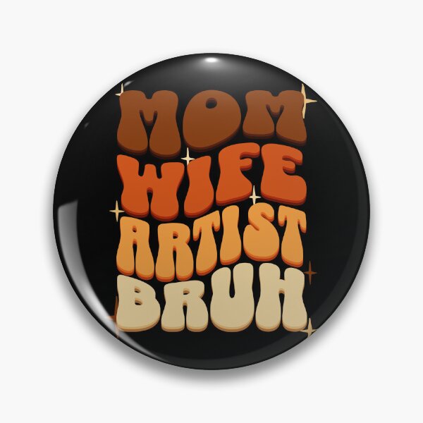 Item preview, Mom Wife Artist, Retro Colorful Mommy design designed and sold by BYNDART.