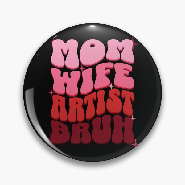 Item preview, Mom Wife Artist, Retro Colorful Mommy design designed and sold by BYNDART.