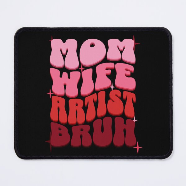 Item preview, Mom Wife Artist, Retro Colorful Mommy design designed and sold by BYNDART.