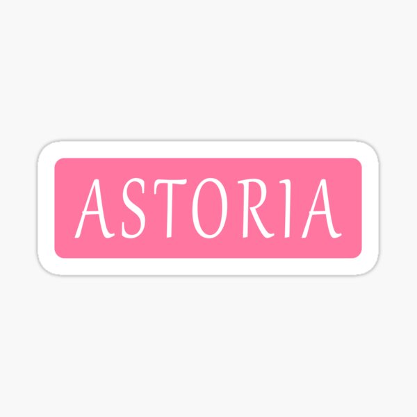 Artikel-Vorschau von Astoria Mädchenname, designt und verkauft von Jeallan Designs.