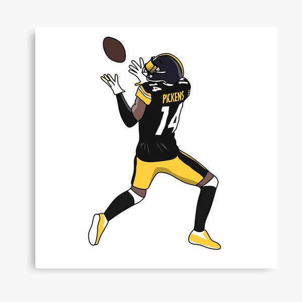 George Pickens PIttsburgh Steelers 3/5 ACEO Fine Art Print Card By