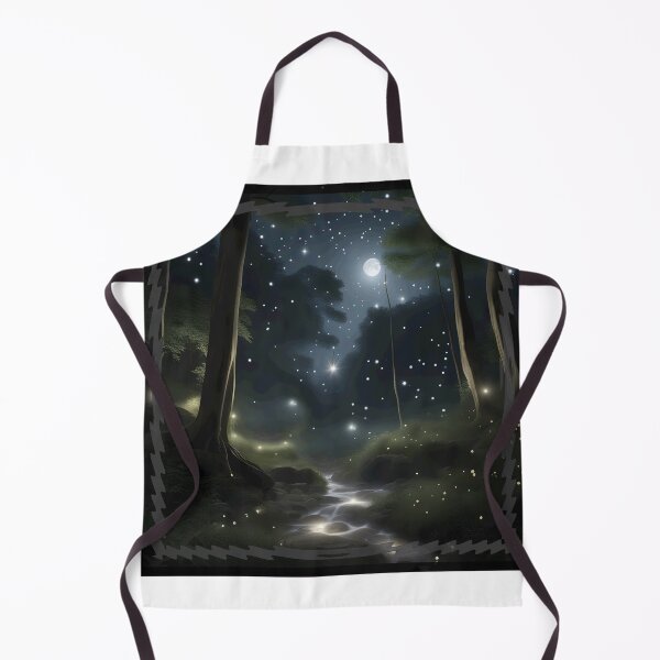Item preview, river and moon and trees 2023 tileartwork designed and sold by tileartwork.