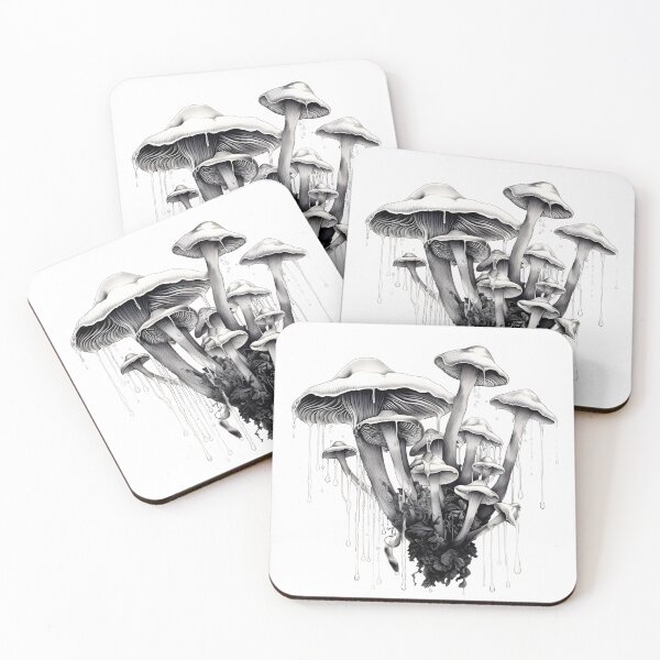 Item preview, Mushroom Dark Academia Illustration designed and sold by ShepherdsPieMan.