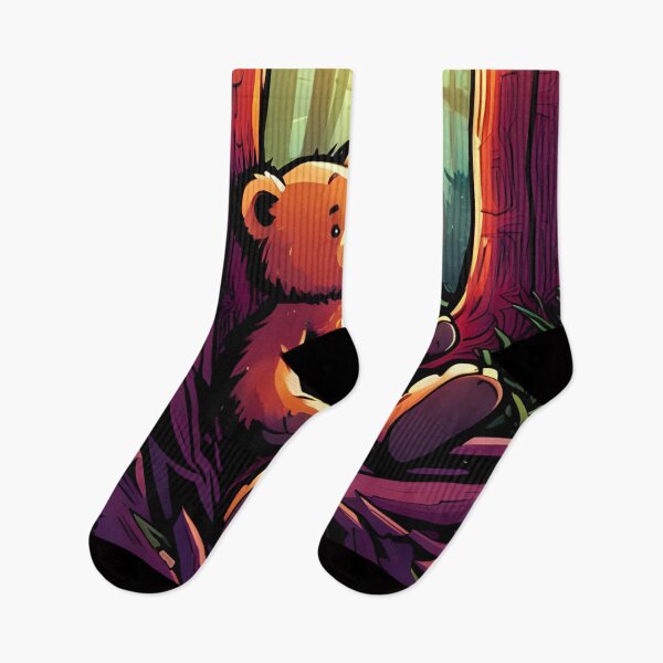 Item preview, Teddy exploring Vancouver's Redwood Trees designed and sold by Colin Bentham.