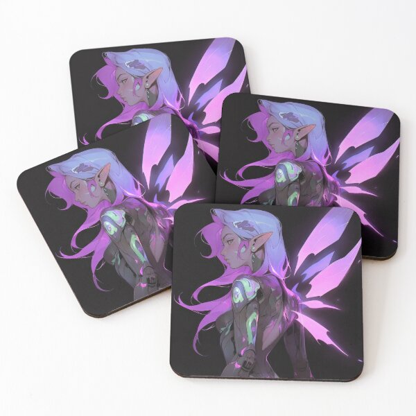 Item preview, Cyborg Fairy With Pink Wings designed and sold by kaileena-ai.