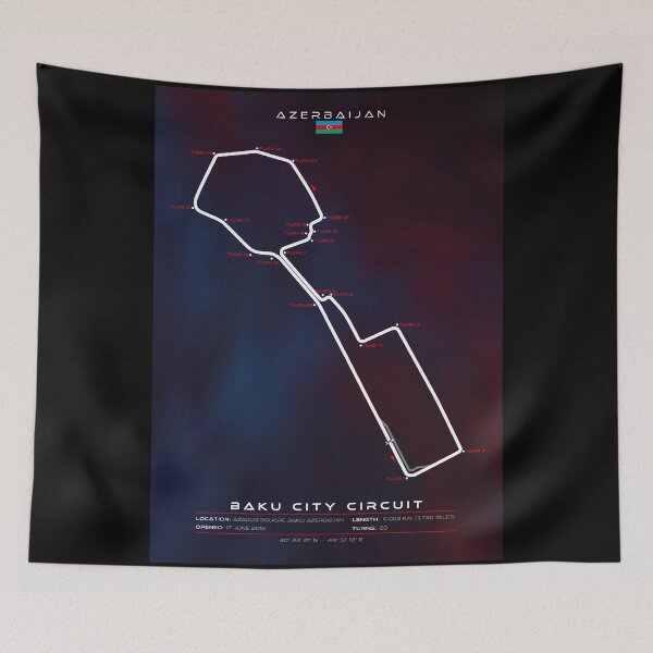 Item preview, Baku City Circuit designed and sold by My Digital Mind.