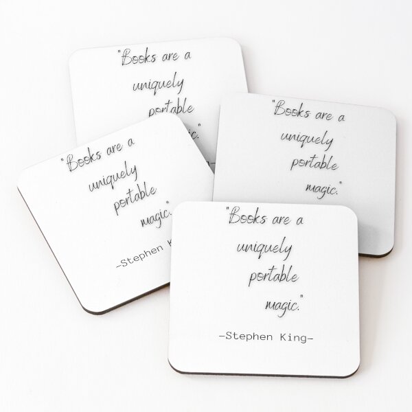 Item preview, Books are a uniquely portable magic. designed and sold by motivationhood.