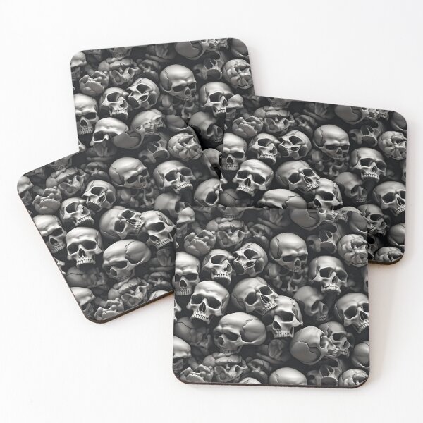 Item preview, Skull Seamless Pattern designed and sold by ShepherdsPieMan.