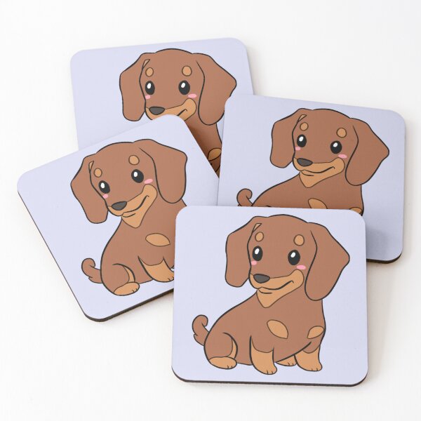 Item preview, Cute dachshund dog illustration  designed and sold by Yaragold.
