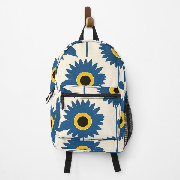 Item preview, Sunflower Summer Floral Scandi Blue 7 designed and sold by DesignHausArt.