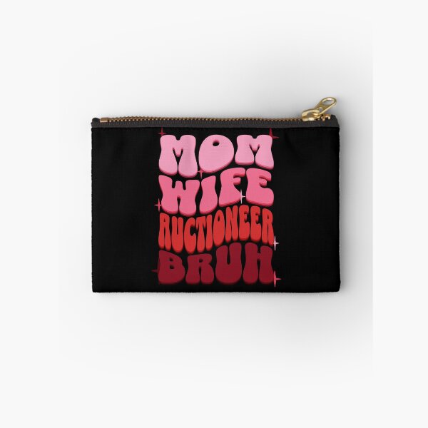 Item preview, Mom Wife Auctioneer Bruh, Retro Colorful Mommy design designed and sold by BYNDART.