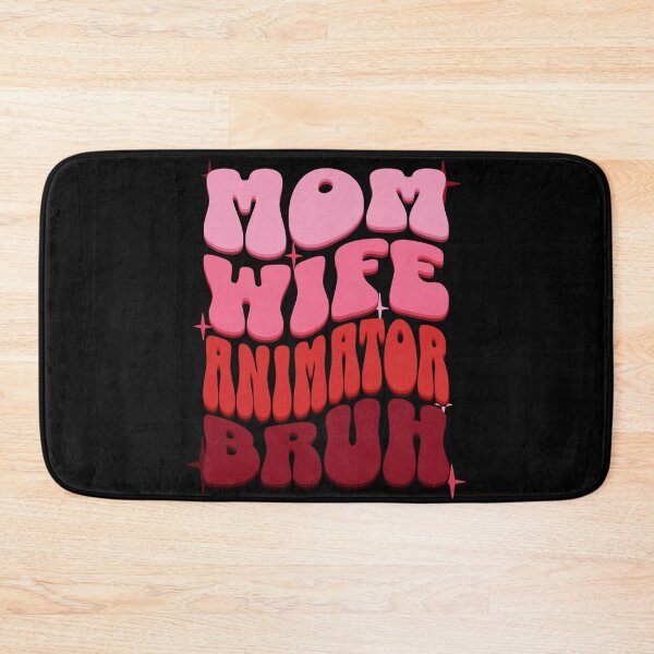 Item preview, Mom Wife Animator Bruh, Retro Colorful Mommy design designed and sold by BYNDART.
