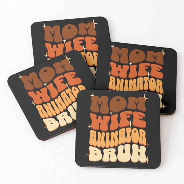 Item preview, Mom Wife Animator Bruh, Retro Colorful Mommy design designed and sold by BYNDART.