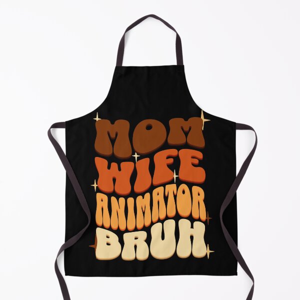 Item preview, Mom Wife Animator Bruh, Retro Colorful Mommy design designed and sold by BYNDART.