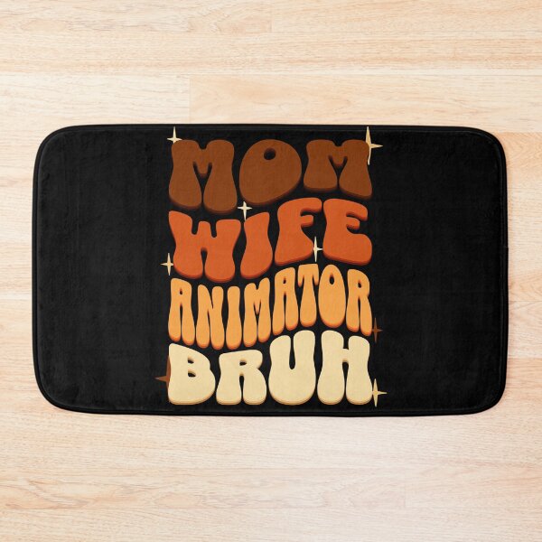 Item preview, Mom Wife Animator Bruh, Retro Colorful Mommy design designed and sold by BYNDART.