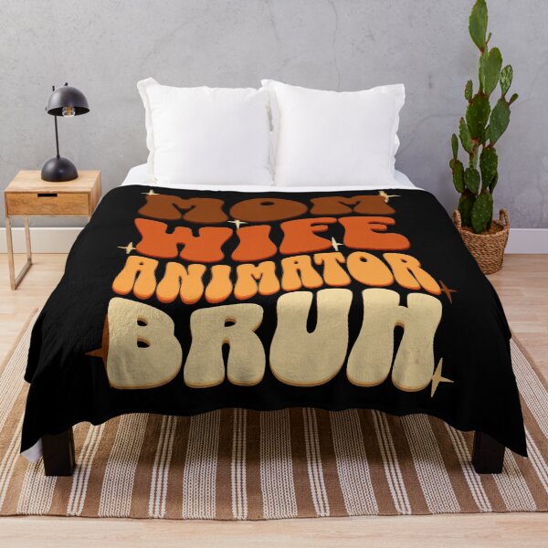 Item preview, Mom Wife Animator Bruh, Retro Colorful Mommy design designed and sold by BYNDART.