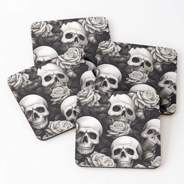 Item preview, Skulls & Roses designed and sold by ShepherdsPieMan.