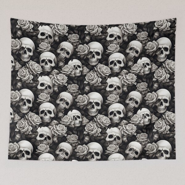 Item preview, Skulls & Roses designed and sold by ShepherdsPieMan.