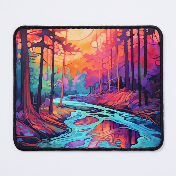 Item preview, Cascading falls on the river 9 designed and sold by Red Witch Art.