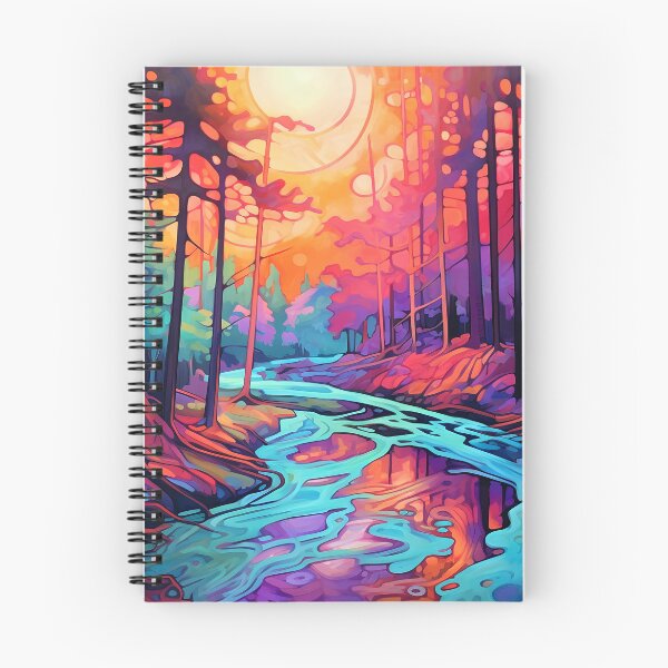 Item preview, Cascading falls on the river 9 designed and sold by Red Witch Art.