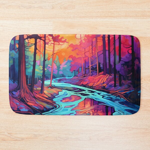 Item preview, Cascading falls on the river 9 designed and sold by Red Witch Art.