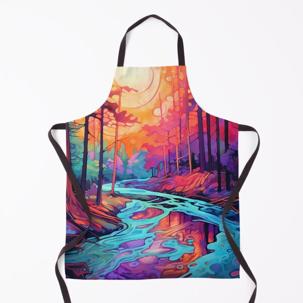 Item preview, Cascading falls on the river 9 designed and sold by Red Witch Art.