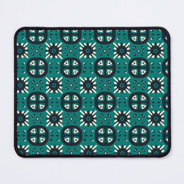 Item preview, Peruvian Green andean cross Chacana pattern designed and sold by khumpa.