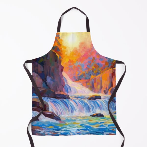 Item preview, Cascading falls on the river 10 designed and sold by Red Witch Art.