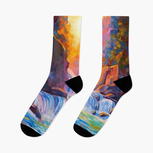 Item preview, Cascading falls on the river 10 designed and sold by Red Witch Art.