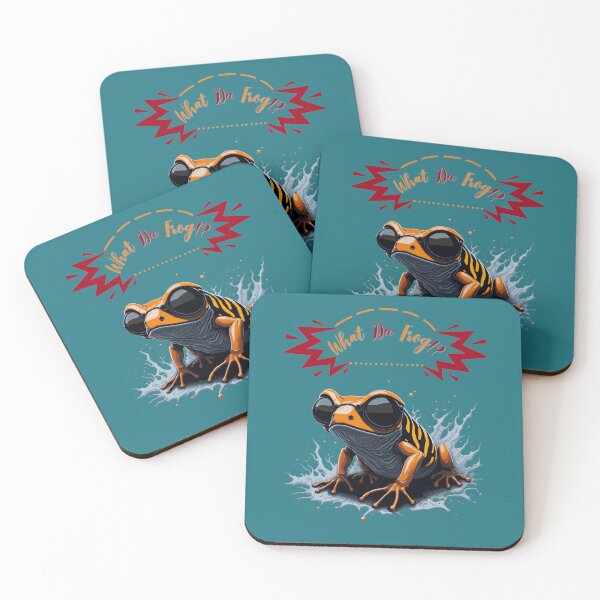 Item preview, Copy of WTF (what da frog) - Cool frog designed and sold by ColourfulTimes.