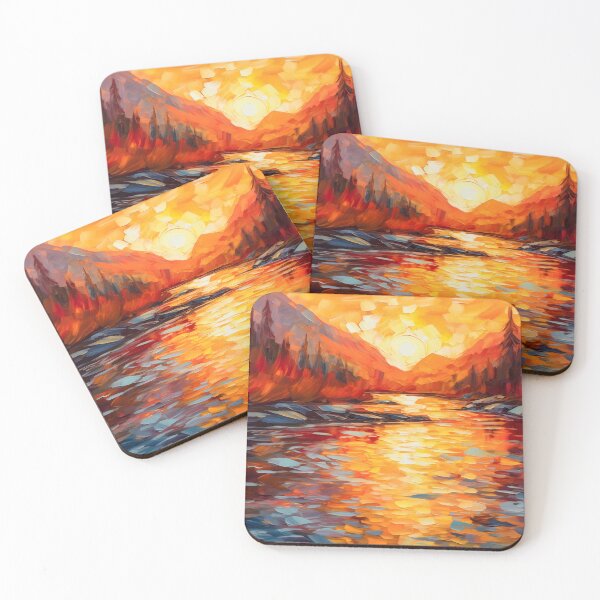 Item preview, Cascading falls on the river 11 designed and sold by Red Witch Art.